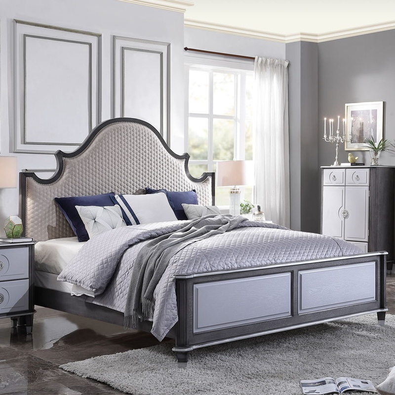House – Beatrice Bed|Charcoal|Queen