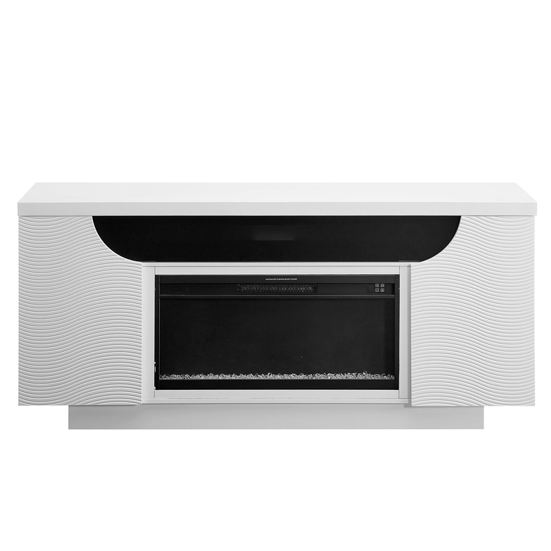 Alessia – Electric Fireplace With Multi Color LED And Flame Settings