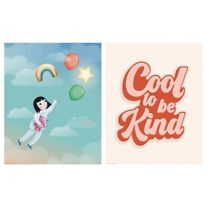 BILD poster, cool to be kind  red