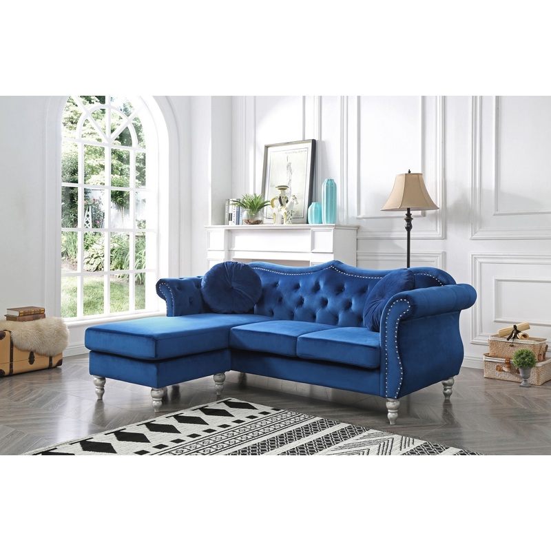 Hollywood – Sofa Chaise|Pink|Black|Blue|Dark Red