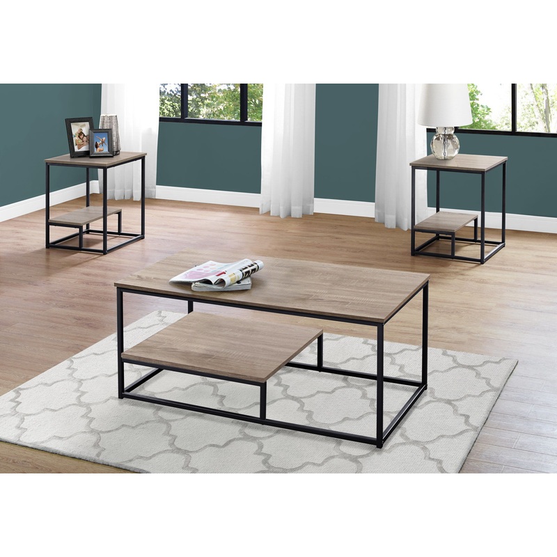 Table Set, Coffee, End, Side, Accent, Living Room, Contemporary & Modern (Set of 3)