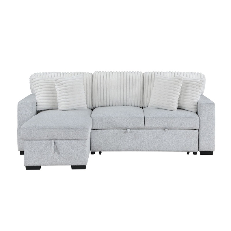 Ford – Reversible Pull Out Sofa Bed – Light Gray