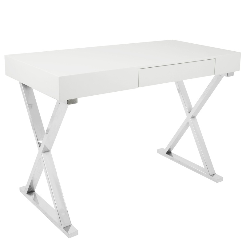 Luster – Contemporary Desk – White