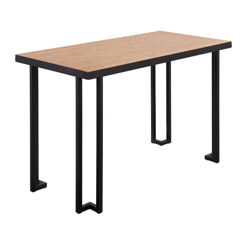 Roman – Industrial Desk – Black / Natural