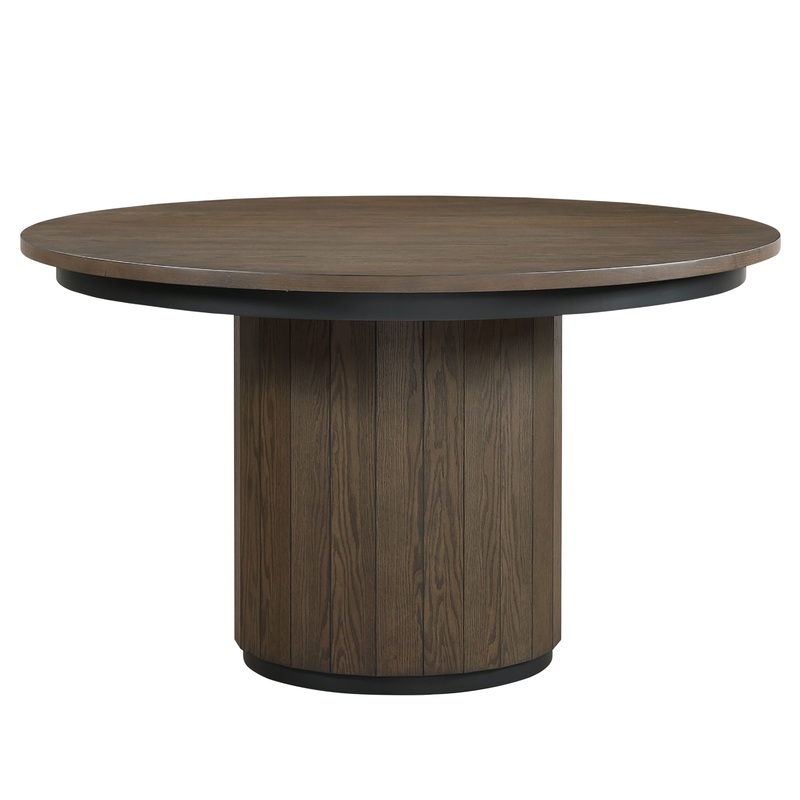 Burlington – Round Dining Table – Brown