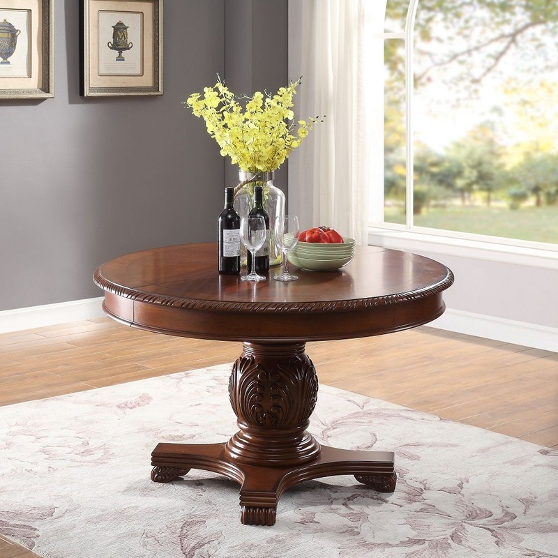 Chateau De Ville – Round Dining Table – Cherry