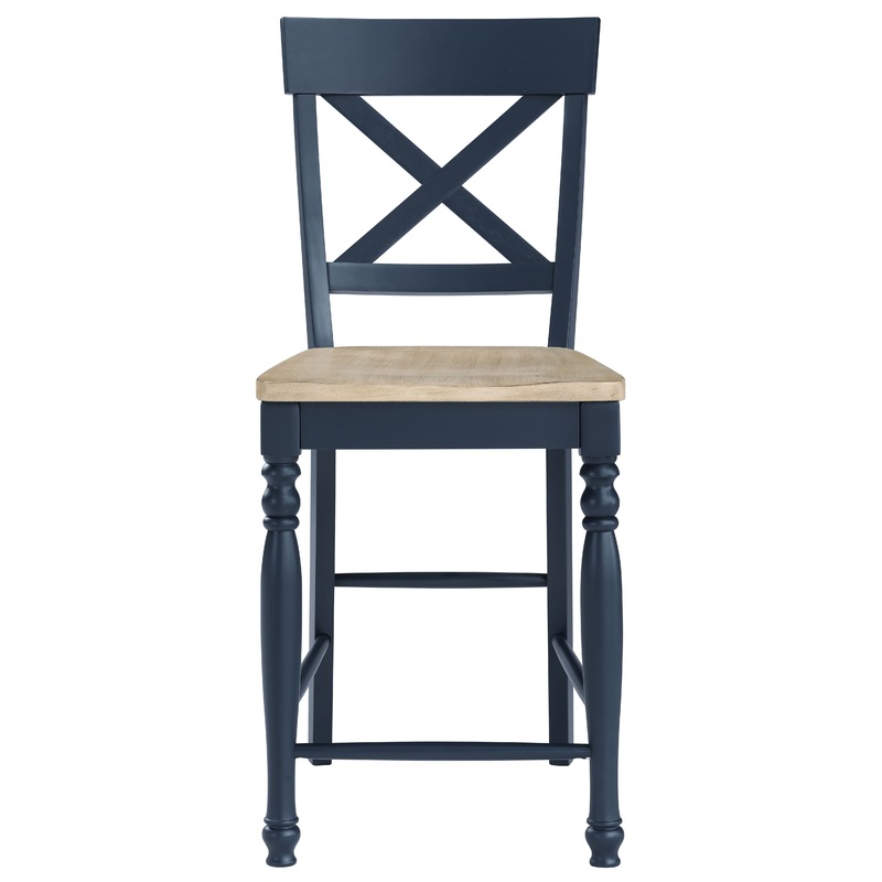 Darcy – Counter Chair – Blue
