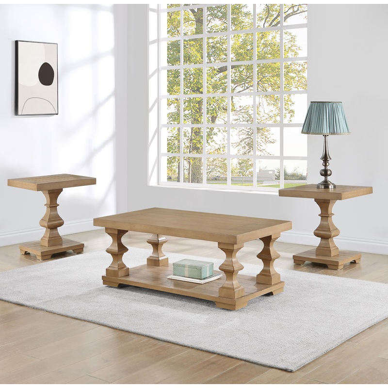 Dory – 3 Piece Table Set – Sand