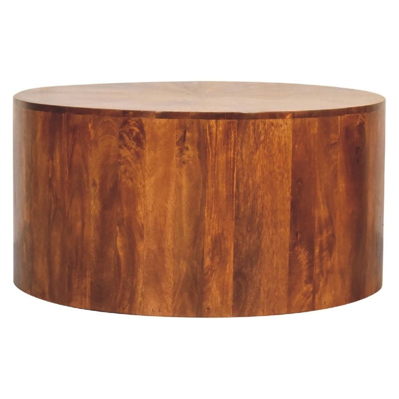 Round Coffee Table – Chestnut