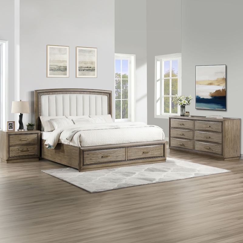Sonoma – Queen 3 Piece Bedroom Set – Gray