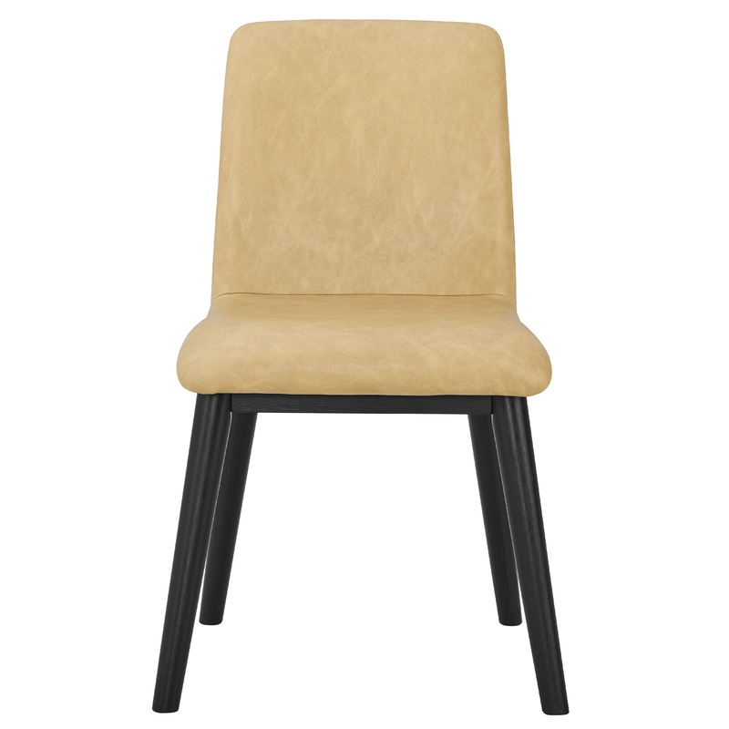 Vida – PU Side Chair (Set of 2) – Sand