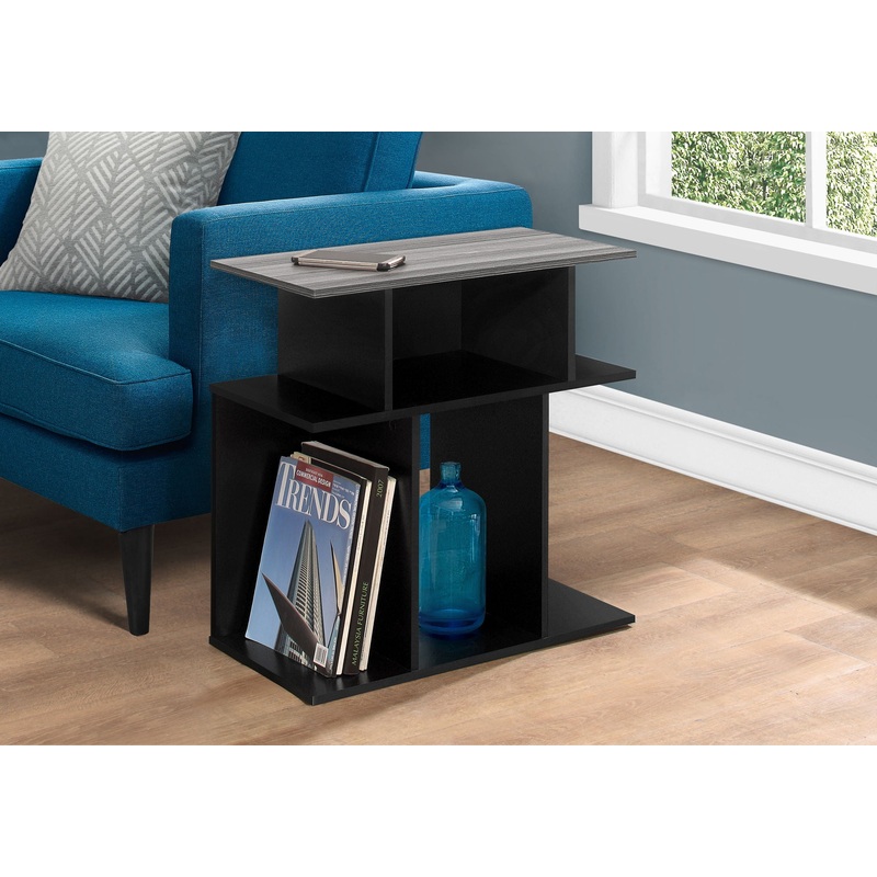 Accent Table, Side Contemporary & Modern – Black