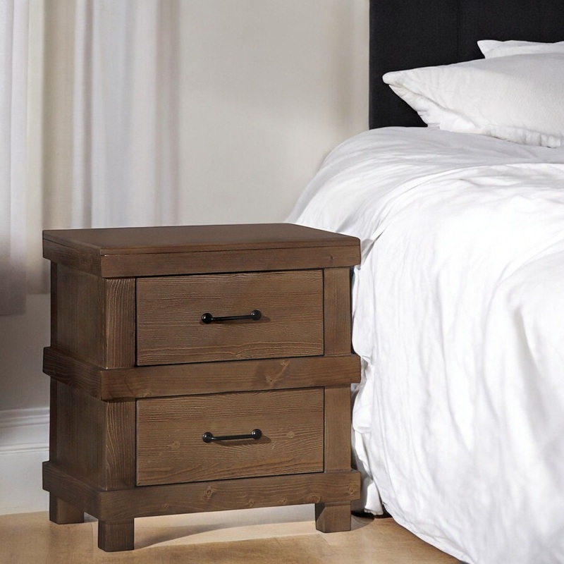 Adams – Antique Nightstand – Oak