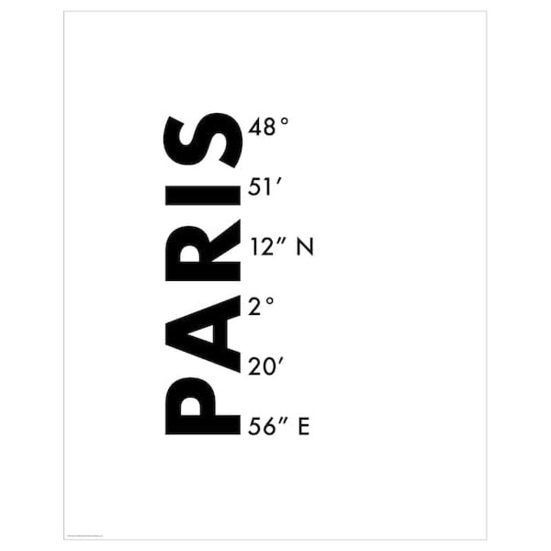 BILD poster, coordinates, Paris