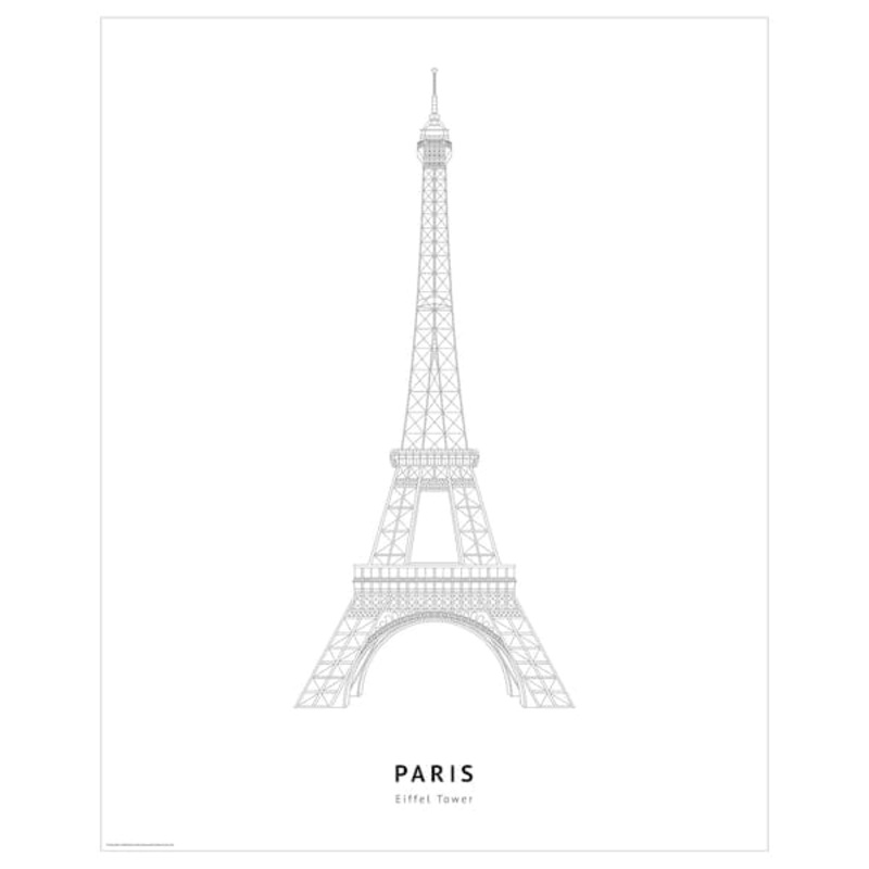 BILD poster, Eiffel tower, Paris
