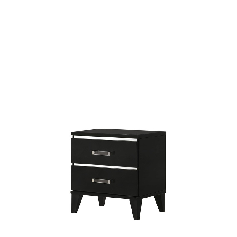 Chelsie – Nightstand – Black