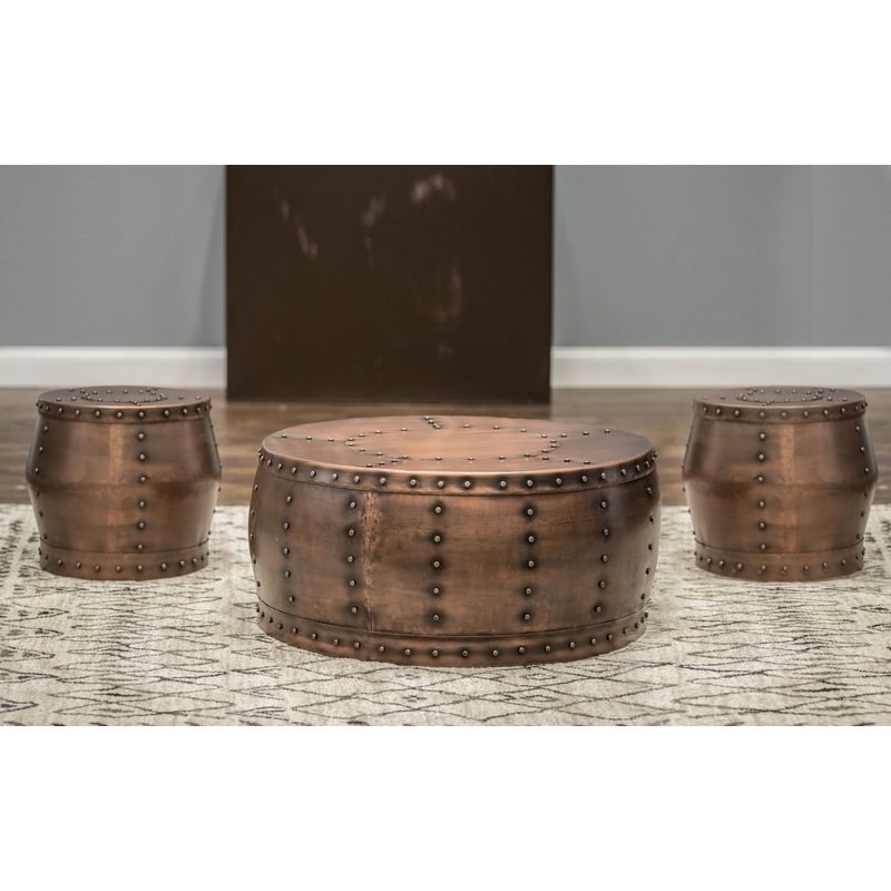 Cooper – 3 Piece Table Set – Light Brown