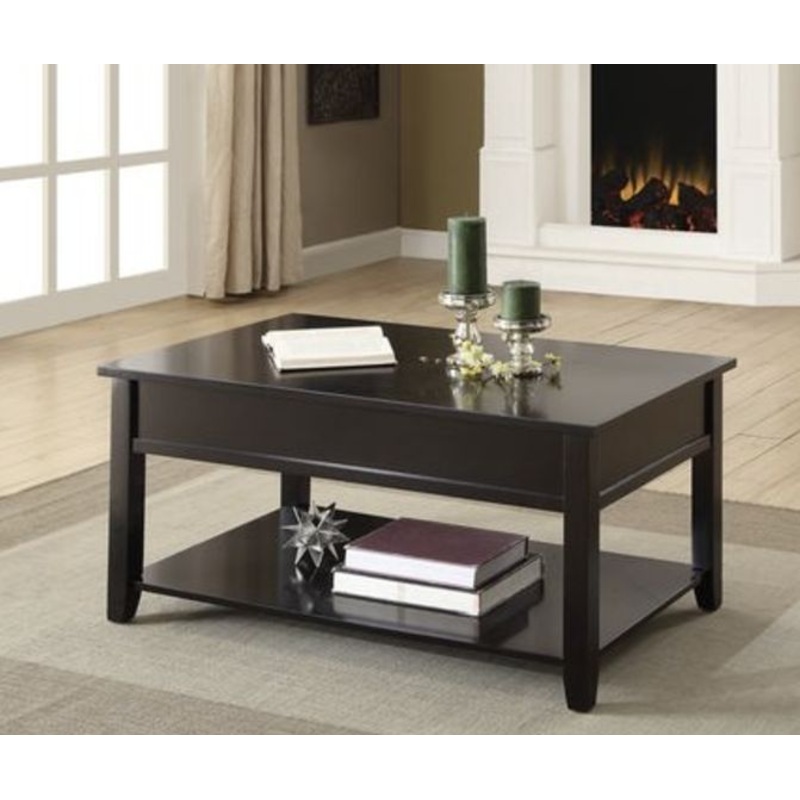 Malachi – Coffee Table With Lift Top – Black