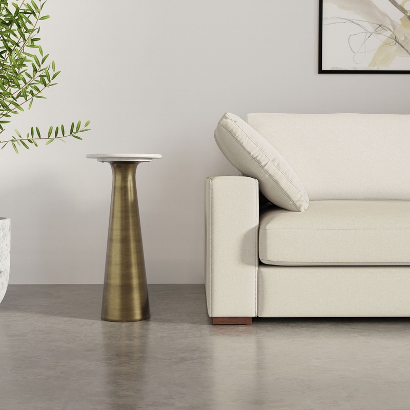 Nicollette – Side Table – Antique Brass