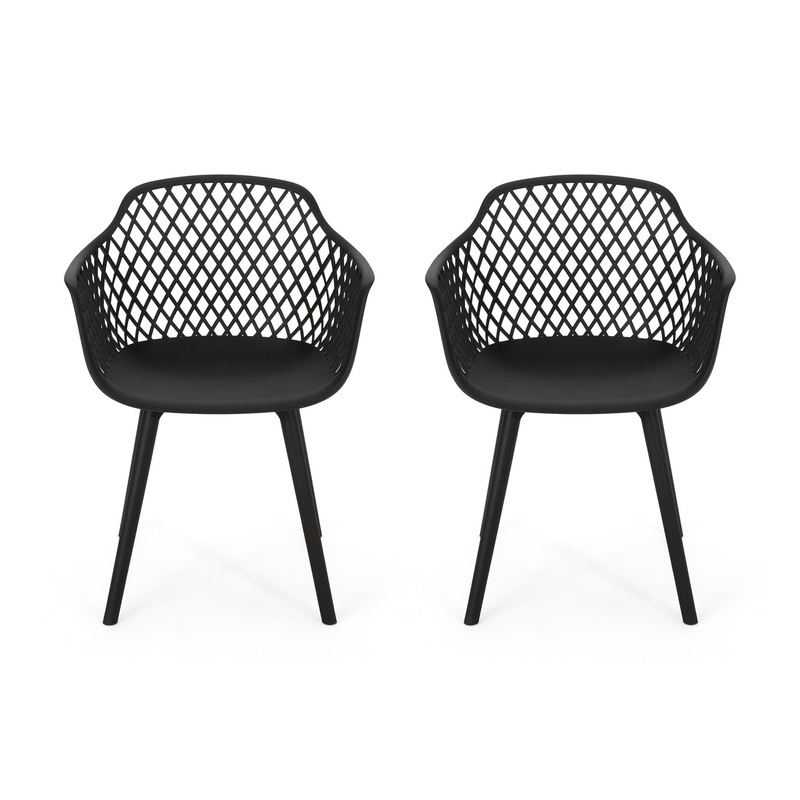 Poppy – Chair (Set of 2)|White|Black|Red