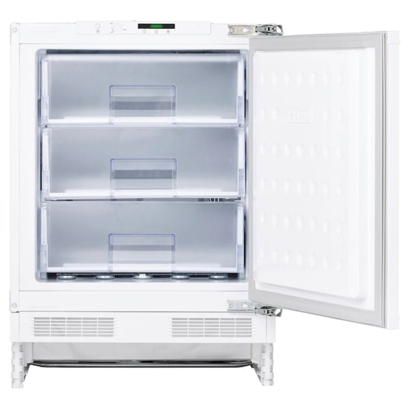 YTTERNS under counter freezer, IKEA 500 integrated, 94 l