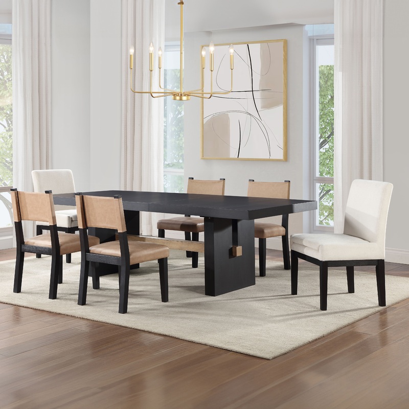 Aubrey – 7 Piece Dining Set With Upholstery Chair