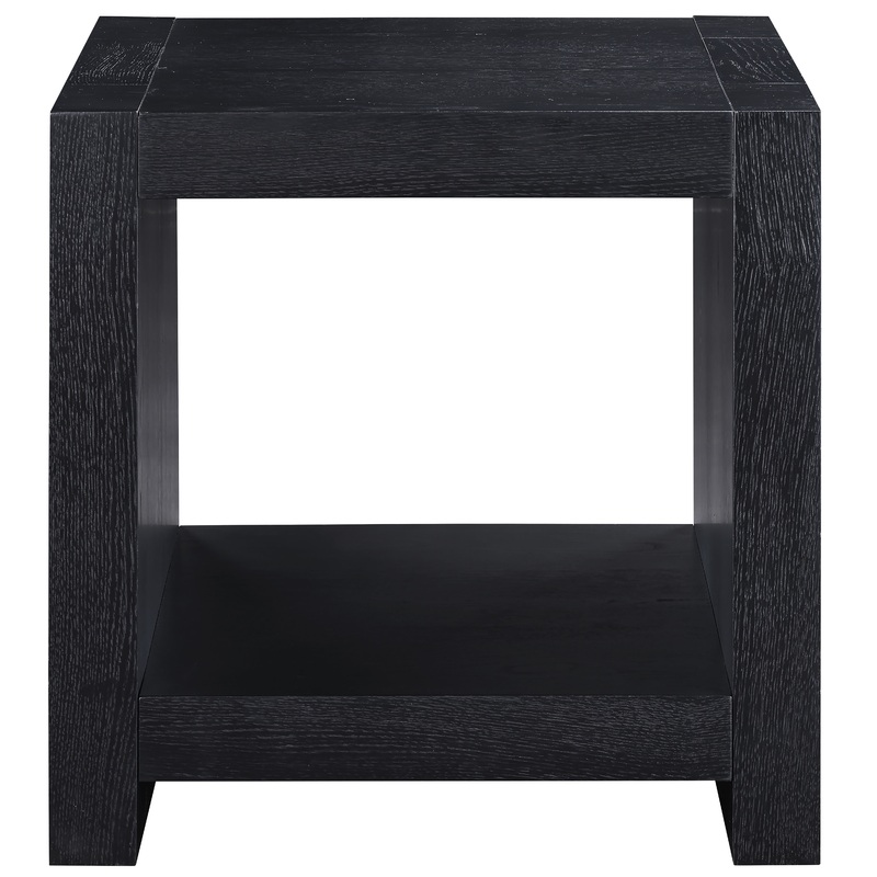 Aubrey – End Table|Black|Light Brown