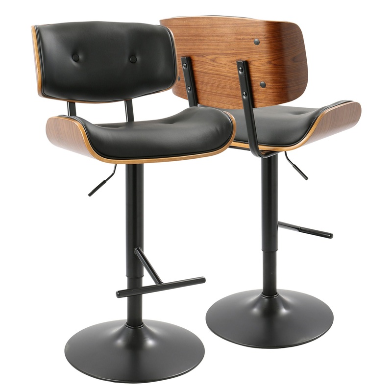 Lombardi – Mid Century Modern Adjustable Barstool
