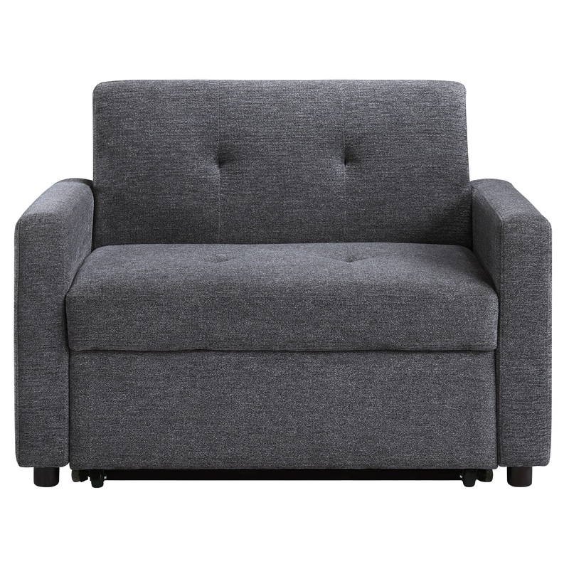 Noah – Chair With Sleeper|Dark Gray|Gray|Twin