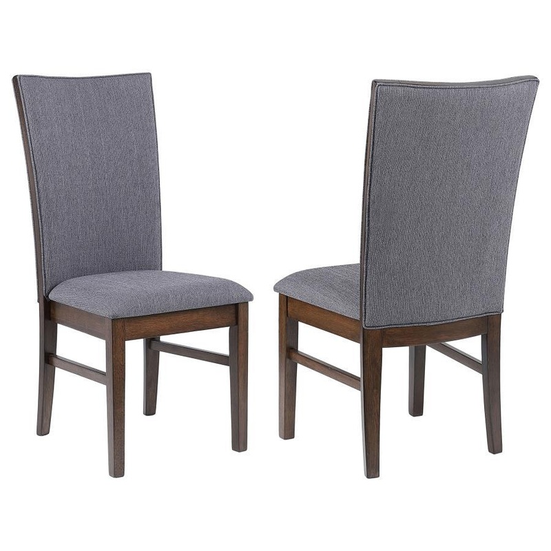 Sherwood – Upholstered Dining Side Chair (Set of 2) – Gray