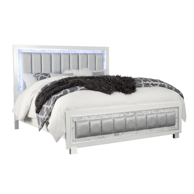 Skye – Durable Bed|White|King|Queen