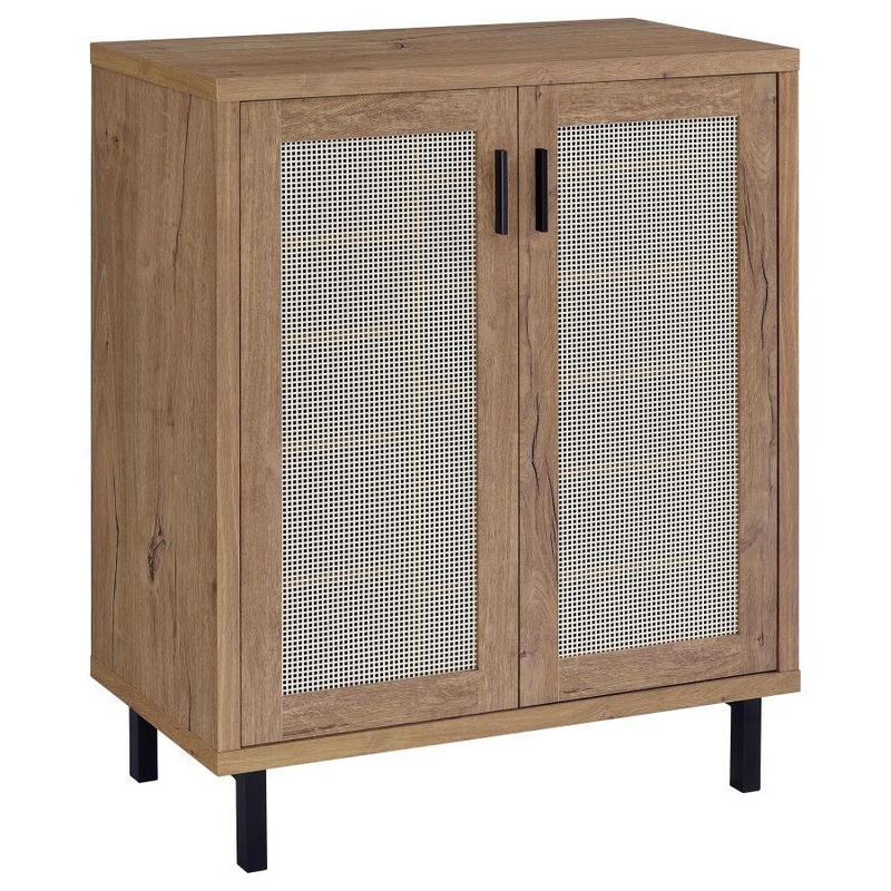 Teller – 2-Door Shoe Storage Cabinet – Natural Oak