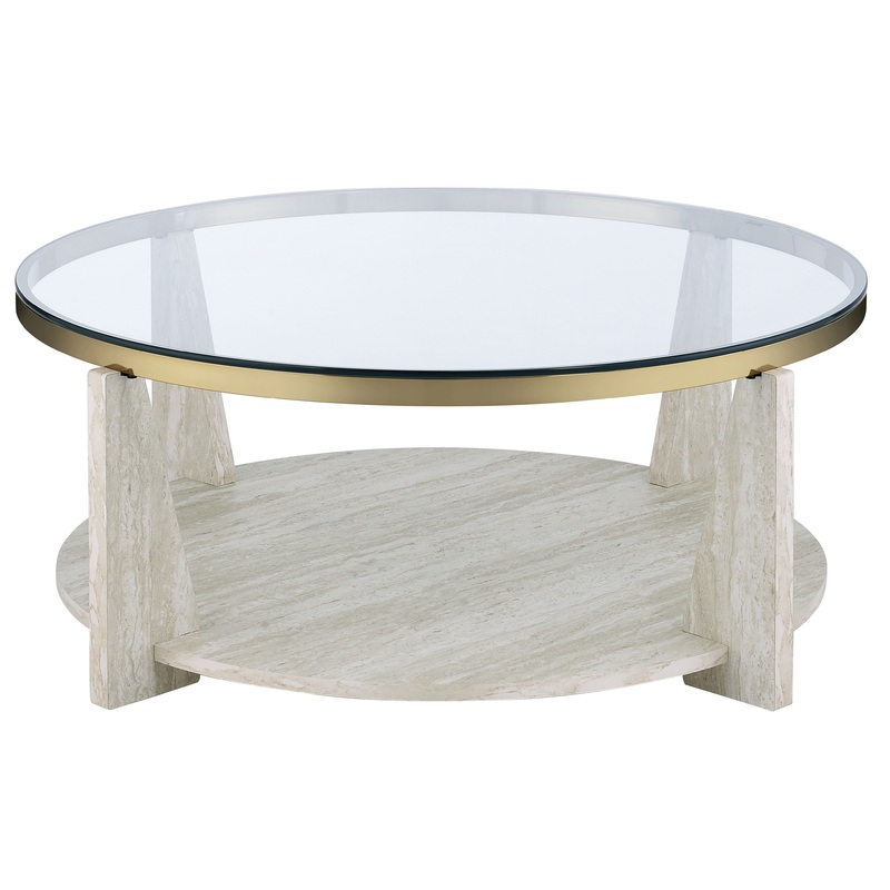 Wanda – Round Table|Gray|Cocktail Tables|End Tables