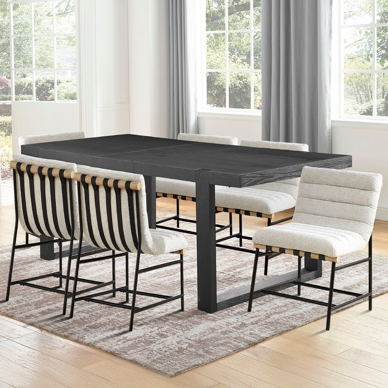 Yves – Dining Table With 6 Nicco Chairs