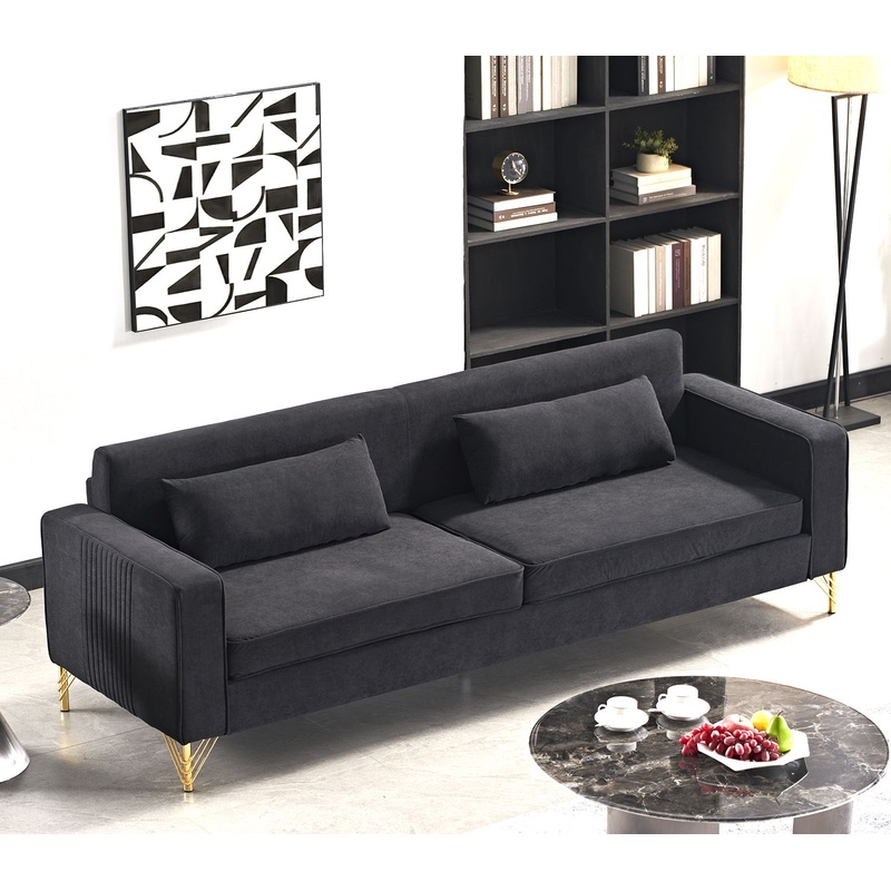 Aesthetic 3 Seater Couch With Classic Modern Appeal And Luxurious Soft Comfort