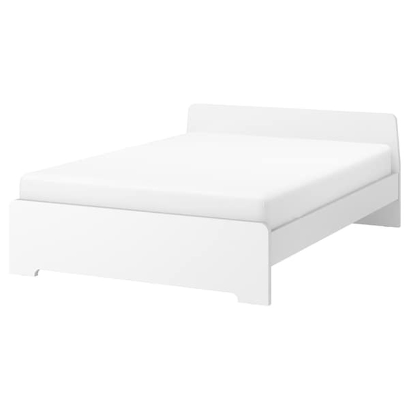 ASKVOLL bed frame, white, 200×160 cm