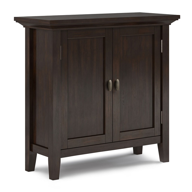 Redmond – Low Storage Cabinet – Brunette Brown