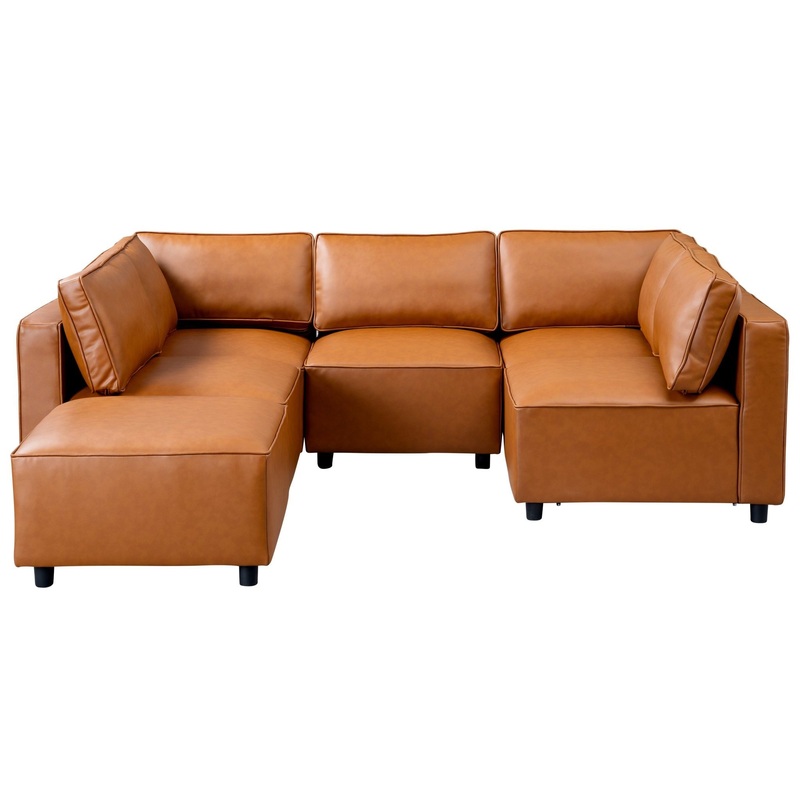Reno – Modular Sofa – Cognac