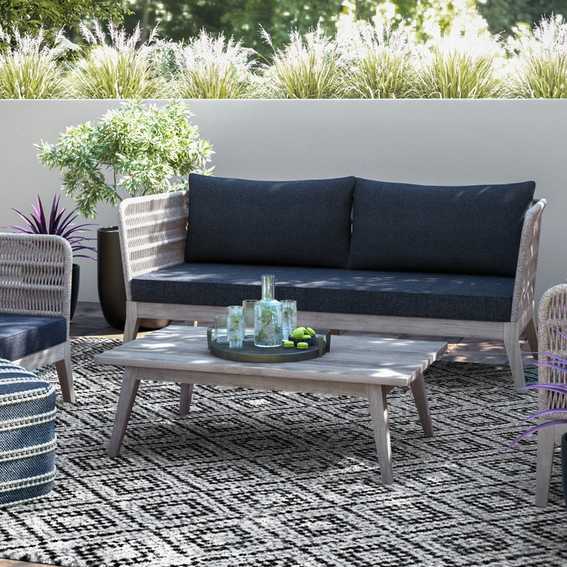 Santiago – Outdoor Sofa – Slate Gray