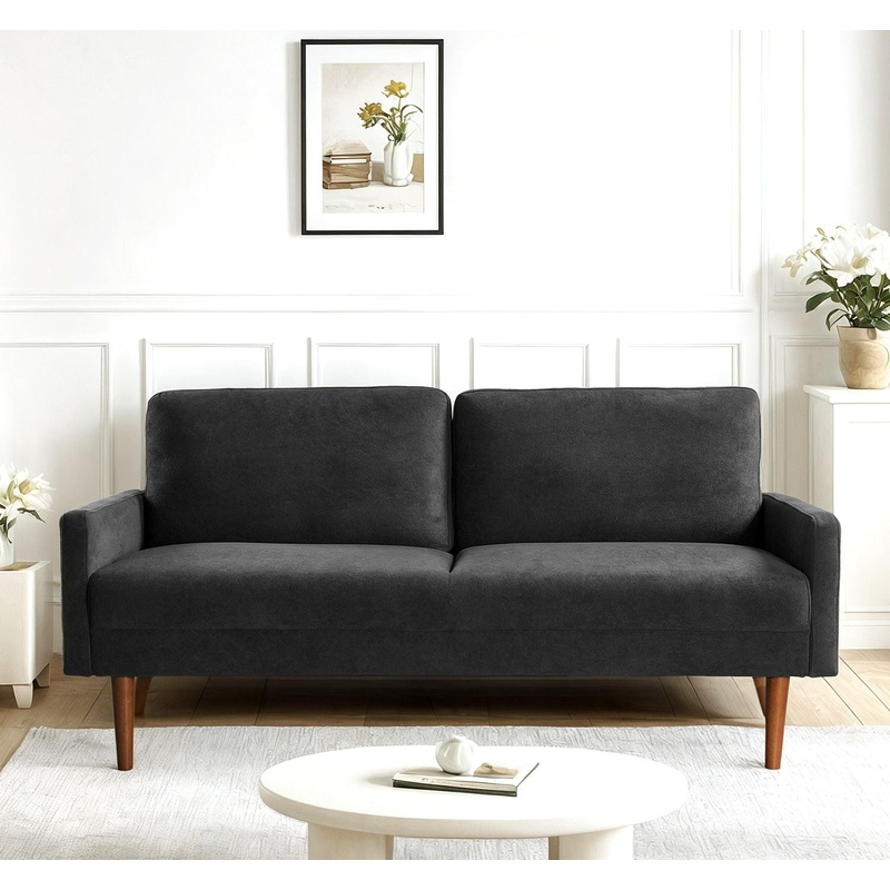 Sofa, European Style With Sleek Design, Modern & Vintage Flair, Upholstered 3 Seater Couch