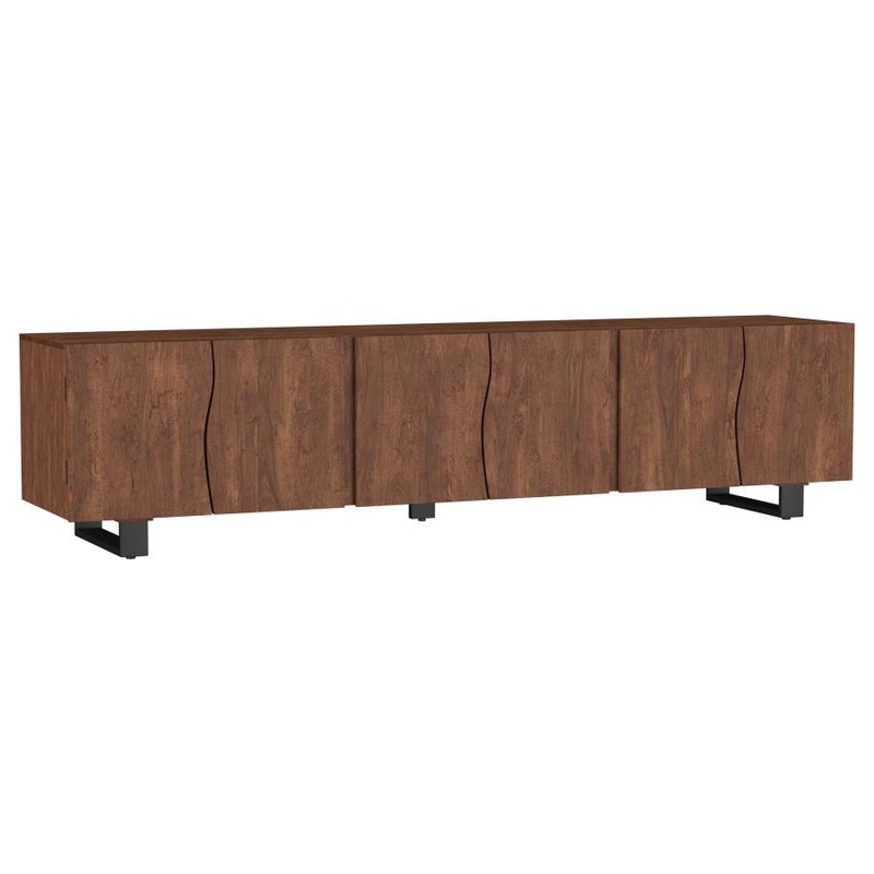 Trask – Wood TV Stand Media Console – Mango Brown