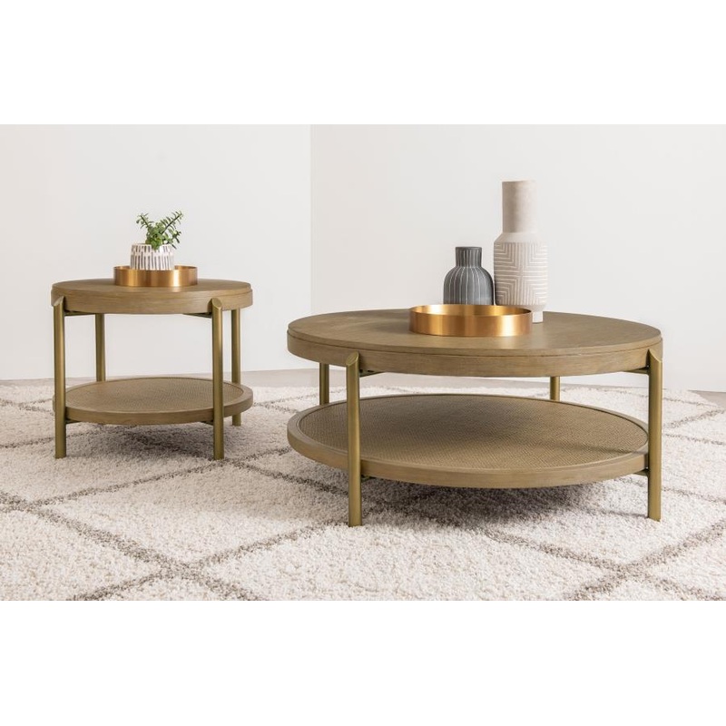 Arini – Round Coffee And End Table Set