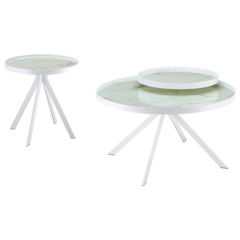 Briggs – Round Coffee And End Table Set