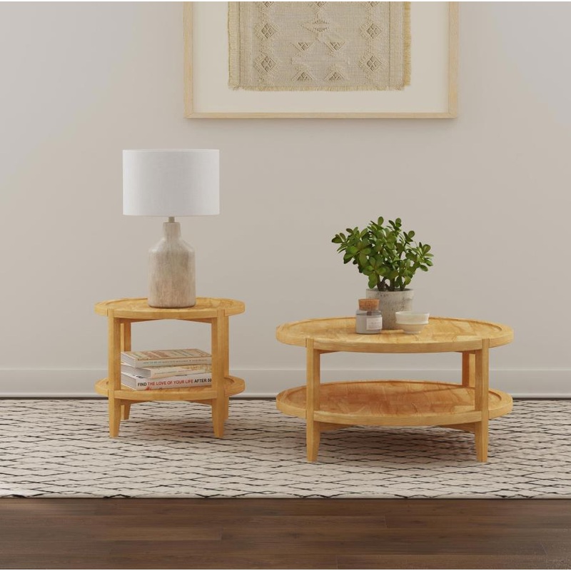 Camillo – Round Coffee And End Table Set