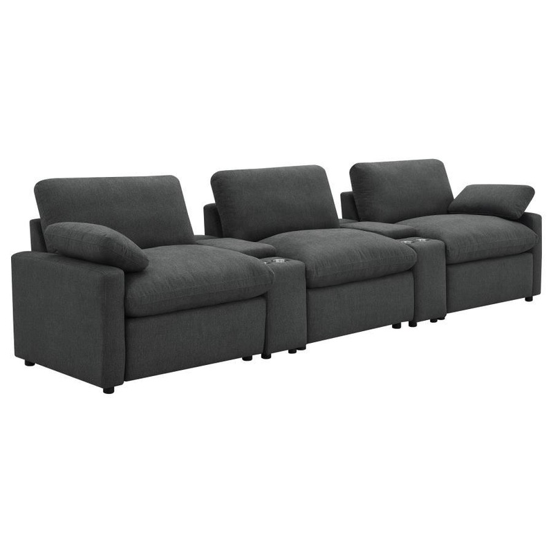 Collins – 5-Piece Power Reclining Home Theater Seating