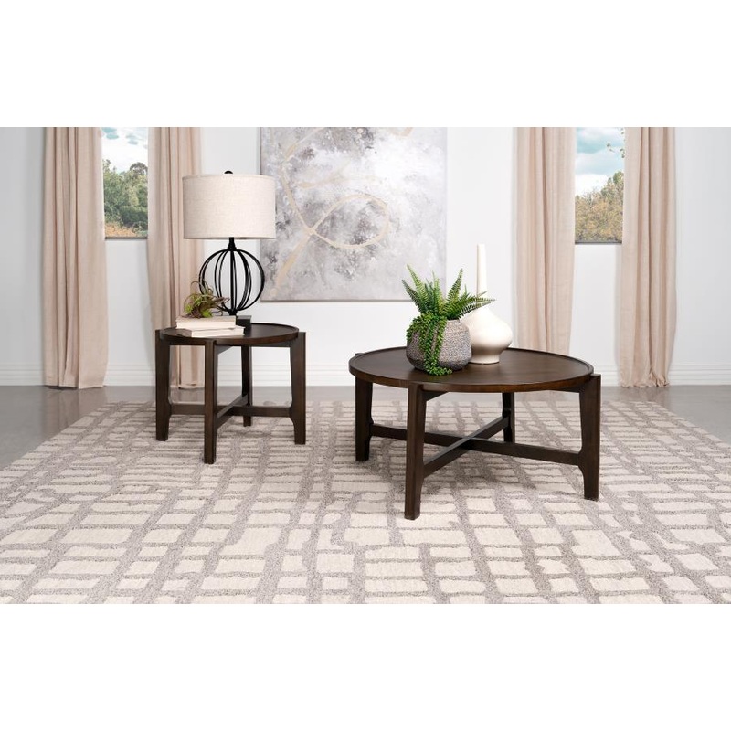 Cota – Solid Wood Coffee And End Table Set