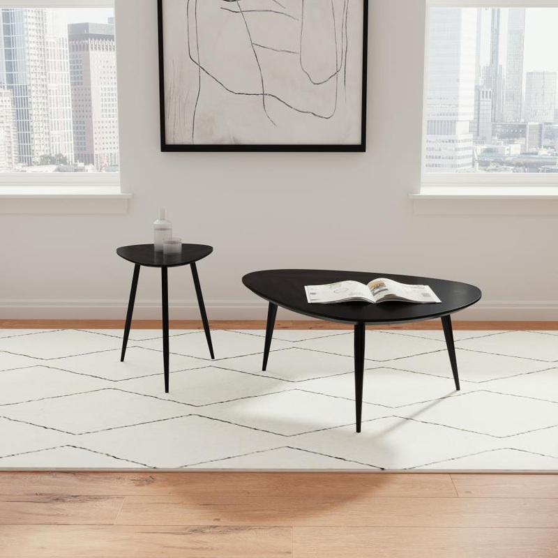 Odessa – Triangular Coffee And End Table Set