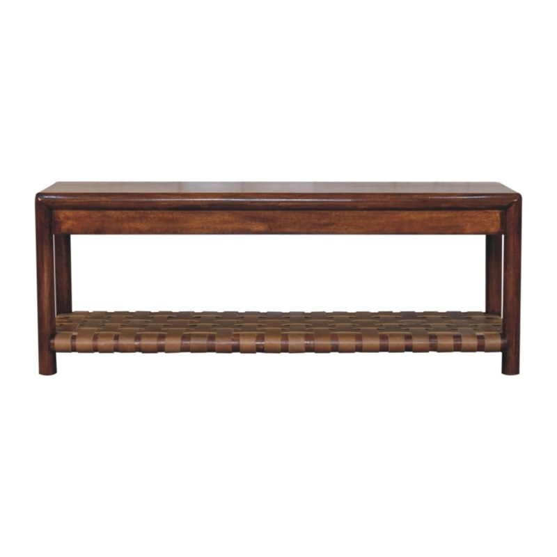Regency – Woven Bench – Brown