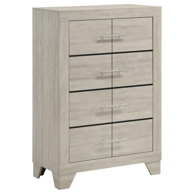 Trenton – 4-Drawer Bedroom Chest Of Drawers – Rustic Cream