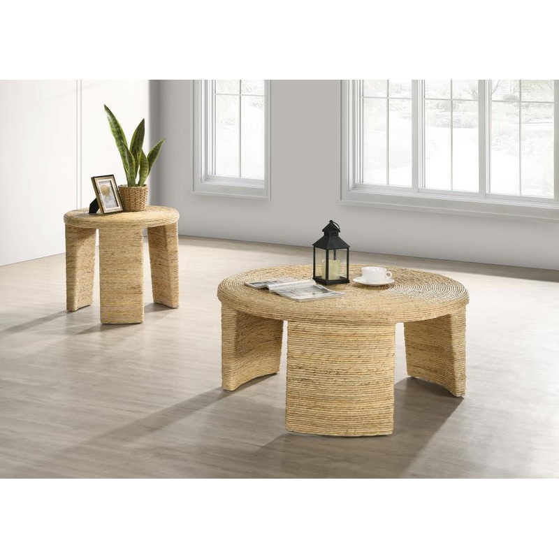 Artina – Rattan Coffee And End Table Set